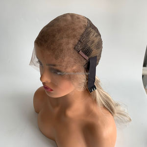 Peluca frontal de encaje HD sin pegamento Fengyingxiu rubio ceniza, lista para enviar, 13*6, nudos invisibles, cabello virgen transparente para encaje - Product Image 6