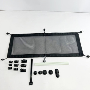 Cable Management <strong>Mesh</strong> Net Tray With Self Adhesive Hook Under Desk Storage Cable <strong>Organizer</strong> Net Cable <strong>Organizer</strong> - Product Image 5