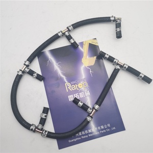 Tuyau de retour d'injecteur E320C 212-8606 2128606, tuyau de retour de carburant pour moteur 3066 S6K, pièces d'excavateur - Product Image 1
