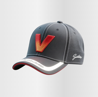 Gorras de Béisbol de Alta Calidad para Papá, Gorra Deportiva Formal de 6 Paneles, Transpirable, Impermeable, para Deportes al Aire Libre, con Franja Reflectante