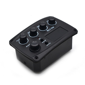 Préampli pour guitare acoustique KLT-17B en plastique avec accordeur numérique, égaliseur 4 bandes et micro de guitare - Product Image 3