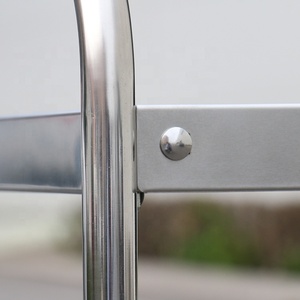 Xe Đẩy Nhà Bếp Xe Đẩy Hai Lớp Xe Đẩy Dịch Vụ Thực Phẩm Bằng Thép Không Gỉ Có Bánh Xe Đẩy Thực Phẩm Xe Đẩy Vệ Sinh - Product Image 2