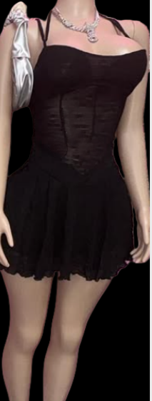 Z712STDS01 Black dress