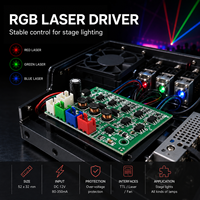 Module de commande d'éclairage de scène à trois couleurs ZhonNa PCB RGB Laser Driver, pièces et accessoires pour équipement laser commercial