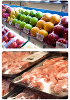 Film plastique de qualité commerciale, grand format, PVC souple, pour la cuisine, emballage alimentaire frais pour réfrigérateur, fruits, sucre, vente en gros