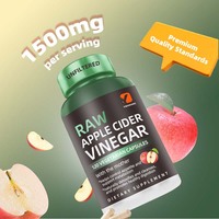 Capsules amincissantes au vinaigre de cidre de pomme OEM Contrôle de l'appétit Soutien du métabolisme Détoxification Nettoyage pour adultes Hommes Femmes
