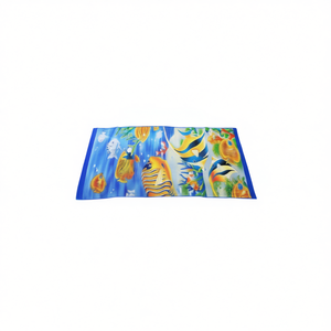 Asciugamano da spiaggia Buonic 70x140 cm con stampa di pesci tropicali ad asciugatura rapida per piscina e spiaggia - Product Image 1