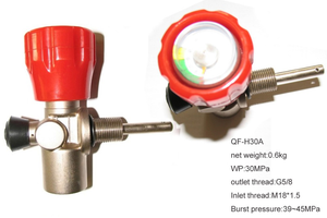 Valvola della bombola del Gas SCBA con il calibro 300bar DN2 per l'illuminazione dei vigili del fuoco - Product Image 6