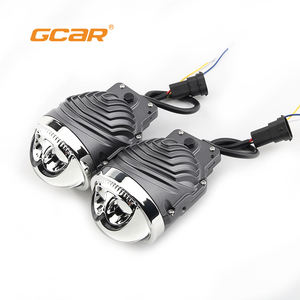 GCAR Vente directe d'usine LED antibrouillard 3 couleurs double laser F5-3S universel 3 "LED double faisceau antibrouillard avec support Ford H11 Plug - Product Image 3