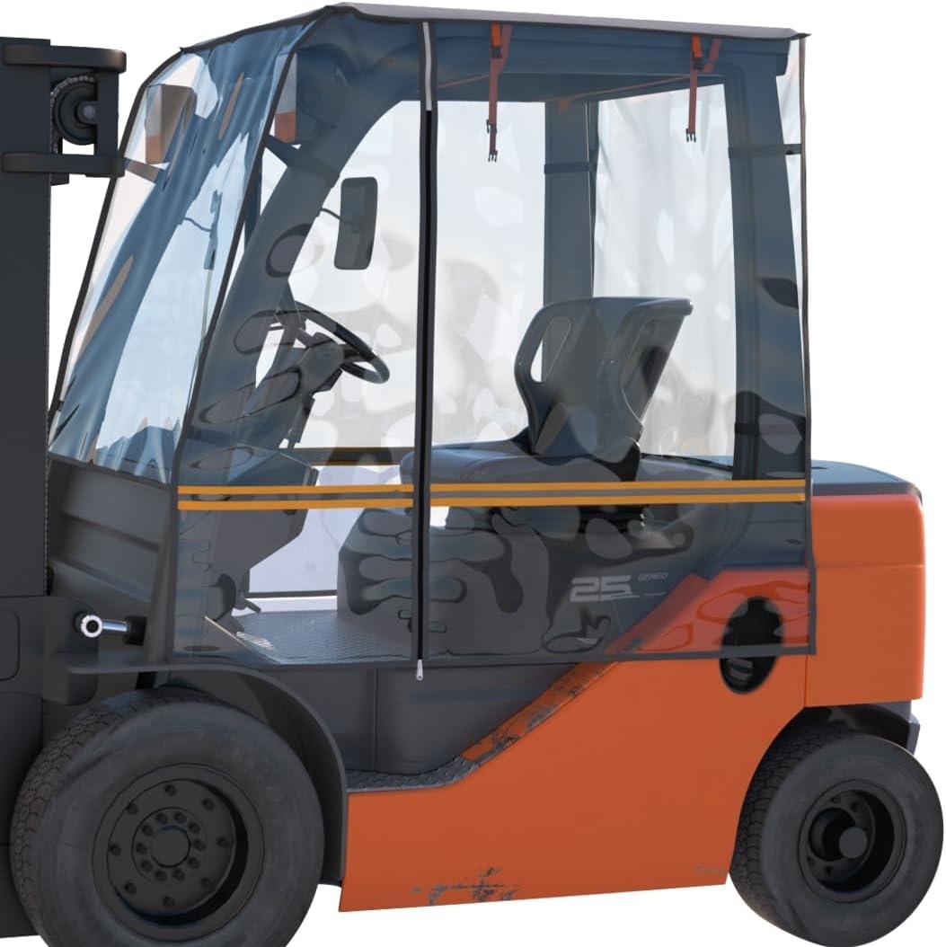 Forklift Protective Cover 47x39x75 Inch - 420D Waterproof Dustproof Cover For 2600lbs Pallet Stacker