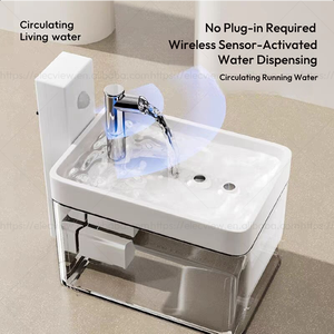 Fontanella d'Acqua Intelligente per Animali Domestici Elecpet 1.5L con Sensore OEM 2026, Batteria Wireless da 2500mAh, Dispenser d'Acqua per Animali Domestici con Etichetta Privata - Product Image 2