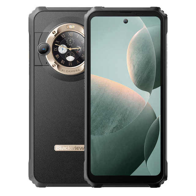 Blackview BL9000 5G Rugged Smartphone 12GB+512GB 6.78 Inch Plus 1.32 Inch Android 13 Dimensity 8020 Octa Core NFC OTG Cellphone