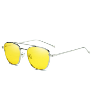 Nueva llegada de moda de Metal cuadrado mujeres y hombres gafas de sol polarizadas de gran tama&amp;ntilde;o - Product Image 2