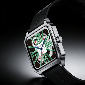 Montre à quartz carrée en alliage pour homme, montre d'affaires étanche de haute qualité, montre à quartz tendance pour homme avec fermoir magnétique, vente en gros - Product Image 4