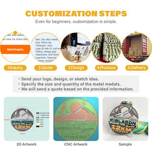 Medaglia Sportiva Top Champion in Metallo per Competizioni di Scacchi, Ideale come Regalo Promozionale - Product Image 5