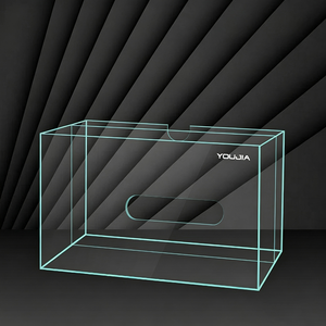 Aquarium sur mesure Jinjing ultra-transparent - Ensemble de réservoir écologique découpé au jet d'eau - Product Image 5