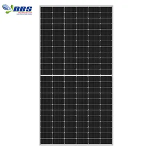 Proveedores de paneles fotovoltaicos 425-455W 144 Paneles solares más baratos de silicio monocristalino de media celda para el hogar
