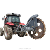 Trancheuse à disques hydraulique certifiée CE pour chargeuse compacte, idéale pour l'irrigation agricole et le creusement de canalisations