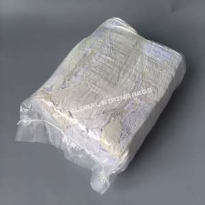 Paños de Limpieza Industriales de Tela 100% Algodón, Paños de Felpa Blancos Súper Absorbentes para Limpieza - Product Image 1