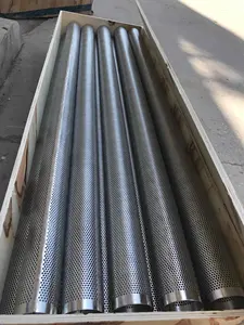 Перфорированная цилиндрическая перфорированная стальная труба