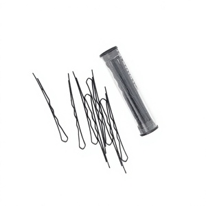 Tyry — pinces en métal pour femmes, Extension de cheveux de mariée, outils d'extension de cheveux, de couleur noire - Product Image 1