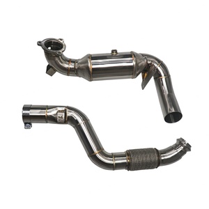Straight Downpipe Exhaust for Benz A180 A200 A260 W176 2014-2018 1.6T/2.0T,304 Stainless Steel,Optimized for Exhaust Flow - Product Image 1