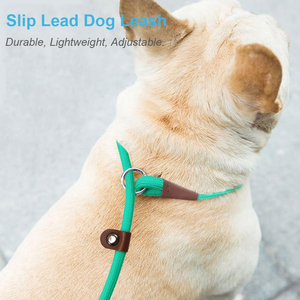 High Quality PU Leather Nylon Rope Multi-Functional Adjustable Training Slip <b>Dog</b> <b>Leash</b> Stylish and Durable Modern Fashion - Product Image 4