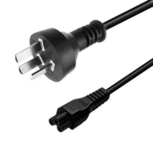 Avustralya/AU elektrik kaynağı olarak/NZS 3112 3 Pin C13 AC siyah kablo fiş saç kurutma makinesi Laptop için güç kablosu