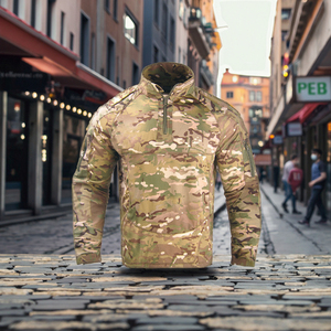 Giacca da uomo G3 G4 tattica a maniche lunghe con giacca mimetica traspirante e calda tuta da allenamento in poliestere - Product Image 5
