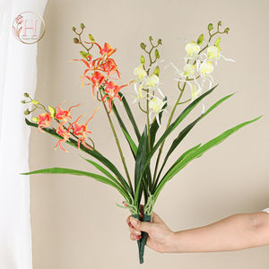 Hesper vente en gros impression 3D artificielle vraie touche orchidée Latex Aspidistra <span class=keywords><strong>Cymbidium</strong></span> pour mariage décoration de la maison - Product Image 2