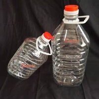Fûts en plastique PET vides avec poignée, personnalisables avec logo, à bouchon à vis, 3L, 4L, 5 litres, 10L, 15 litres, 20 litres, vente en gros
