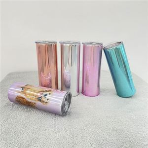 Tazas de Viaje Metálicas con Efecto Espejo Mágico para Sublimación, 20 oz, con Brillo, para Impresión en Caliente, Disponibles en Almacén de EE. UU. - Product Image 3