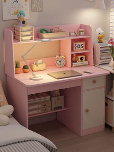 Piccolo studente scrivania con libreria integrata Desktop scrivania da Computer comodino per uso domestico per camere da letto appartamento - Product Image 2