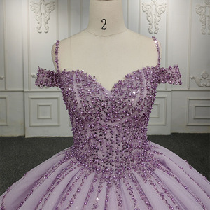 9971 New Puffy Sleeve <b>Prom</b> <b>Dress</b> Long Sweetheart Sequin Beads <b>Princess</b> Evening Gowns - Product Image 1