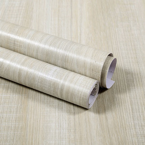 Película de PVC con Grano de Madera Moderno para Decoración de Muebles, Revestimiento Impermeable Resistente <span class=keywords><strong>a</strong></span> los Arañazos, Uso en Hoteles, Prensado al Vacío - Product Image 4