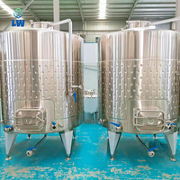 Usine de brasserie de bière automatique 500l 1000l 2000l fermenteur équipement de fermentation de micro-brasserie cuve de fermentation de bière Unitank