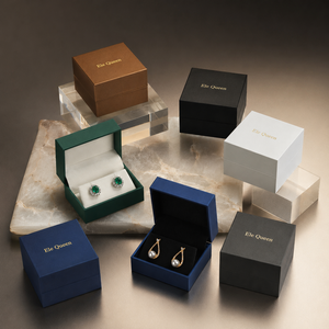 Luxury <b>Earring</b> Packaging <b>Box</b> Small Jewelry Gift <b>Box</b> with Velvet Insert for <b>Earrings</b> Display Boutique Retail and Brand Packaging - Product Image 1