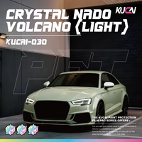 Film de protection automobile PET Super Gloss Metallic Crystal Nado Volcano (clair) - Film vinyle auto-adhésif pour voiture
