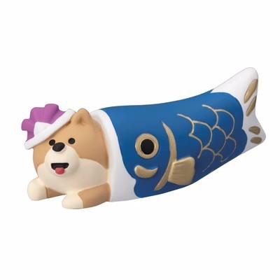 Bandiera della carpa blu Shiba Inu