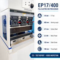 Prensa Plegadora CNC Eléctrica de 17T y 400mm con Servo y Husillo de Bolas para Plegado de Precisión de Piezas Pequeñas de Chapa Metálica