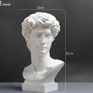 Statue de grande personnalité grecque célèbre de 10 pouces en plâtre blanc, sculpture 3D, œuvre d'<span class=keywords><strong>art</strong></span> décorative pour studio de dessin, modèle de référence pour croquis - Product Image 4