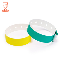 Bracelet en PVC personnalisé pour événements et fêtes, jetable, étanche, en vinyle, vente en gros
