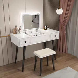 Miroir de coiffeuse LED moderne et durable avec surface d'écriture pour chambre à coucher et mobilier de maison - Product Image 5
