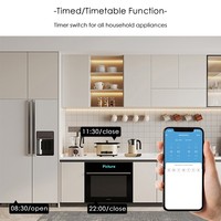 Enchufe y Tomacorriente Inteligente con Temporizador Universal, Wi-Fi, Control Remoto y Monitoreo de Energía para Brasil 10A/16A