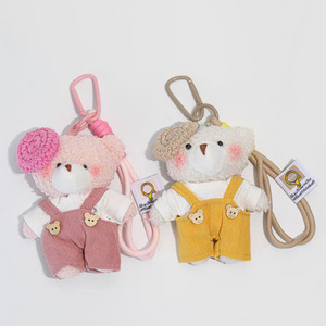 Portachiavi <span class=keywords><strong>Peluche</strong></span> Orsacchiotto Adorabile HECION di Tendenza con Design Creativo a Lavagna per Borse e Zaini - Product Image 1