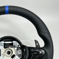 Volant en cuir personnalisé en forme de D M Performance pour BMW F10 F20 F30 F32 F80 F82 M3 M4 M5 M6 E90 X5 X6