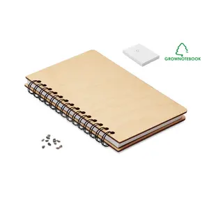 Cuaderno SAVAGE de abedul A5, merchandising sostenible - Product Image 2