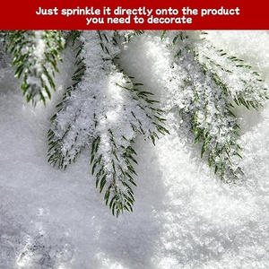 Artificial Snow Flakes Fluffy PE Material for Christmas <strong>Winter</strong> <strong>Decoration</strong> - Product Image 2