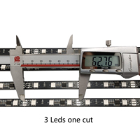 Bande lumineuse LED SMD5050 12V 72 LED/m RGB à contrôle vocal programmable, effet de poursuite de pixels, pour éclairage paysager