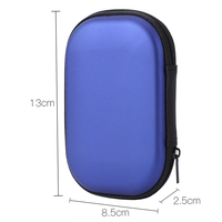 Boîte de rangement pour casque Bluetooth portable, étanche, antichoc, anti-poussière, en plastique EVA, pour accessoires numériques, PC